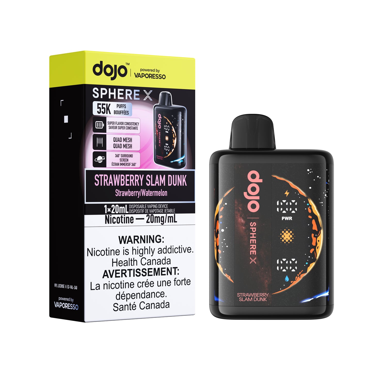 Dojo Sphere X 55K Disposable Vape -FEDERAL STAMP