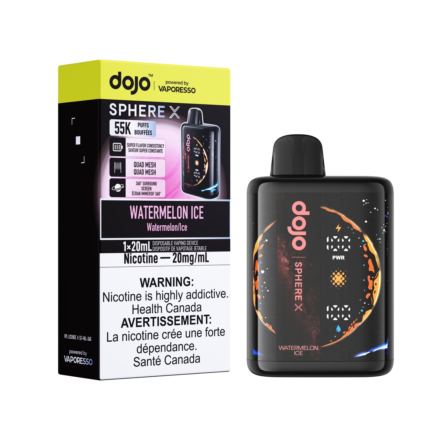 Dojo Sphere X 55K Disposable Vape -FEDERAL STAMP