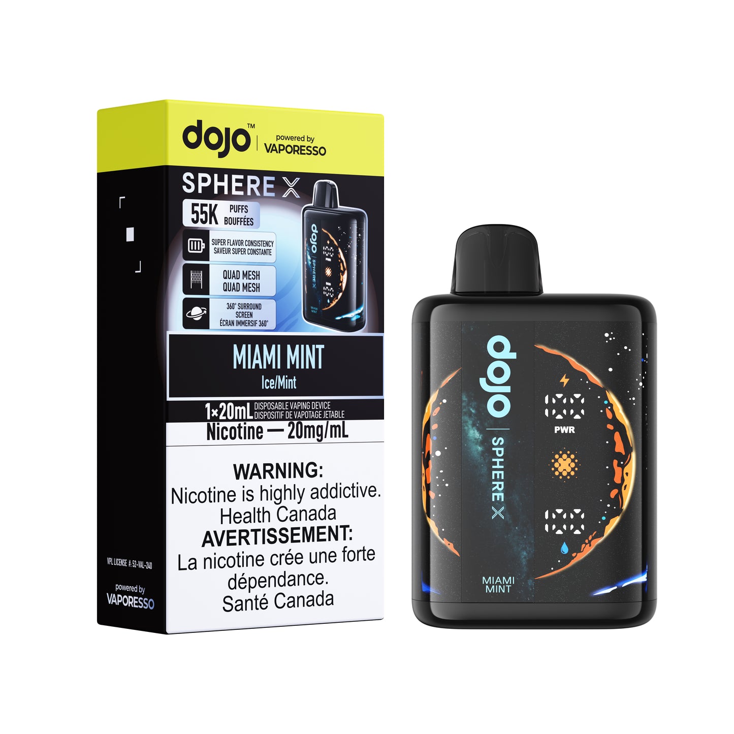 Dojo Sphere X 55K Disposable Vape -FEDERAL STAMP