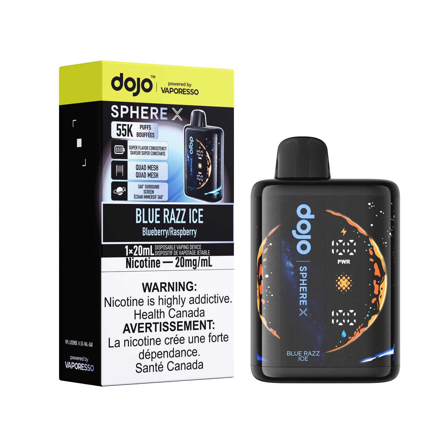 Dojo Sphere X 55K Disposable Vape -FEDERAL STAMP