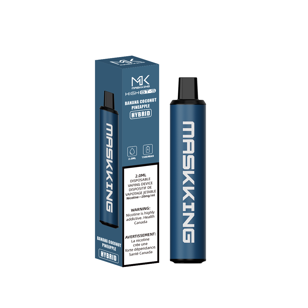 Maskking GT-S Bold Vape Disposable 3000 Puffs-Banana coconut pineapple