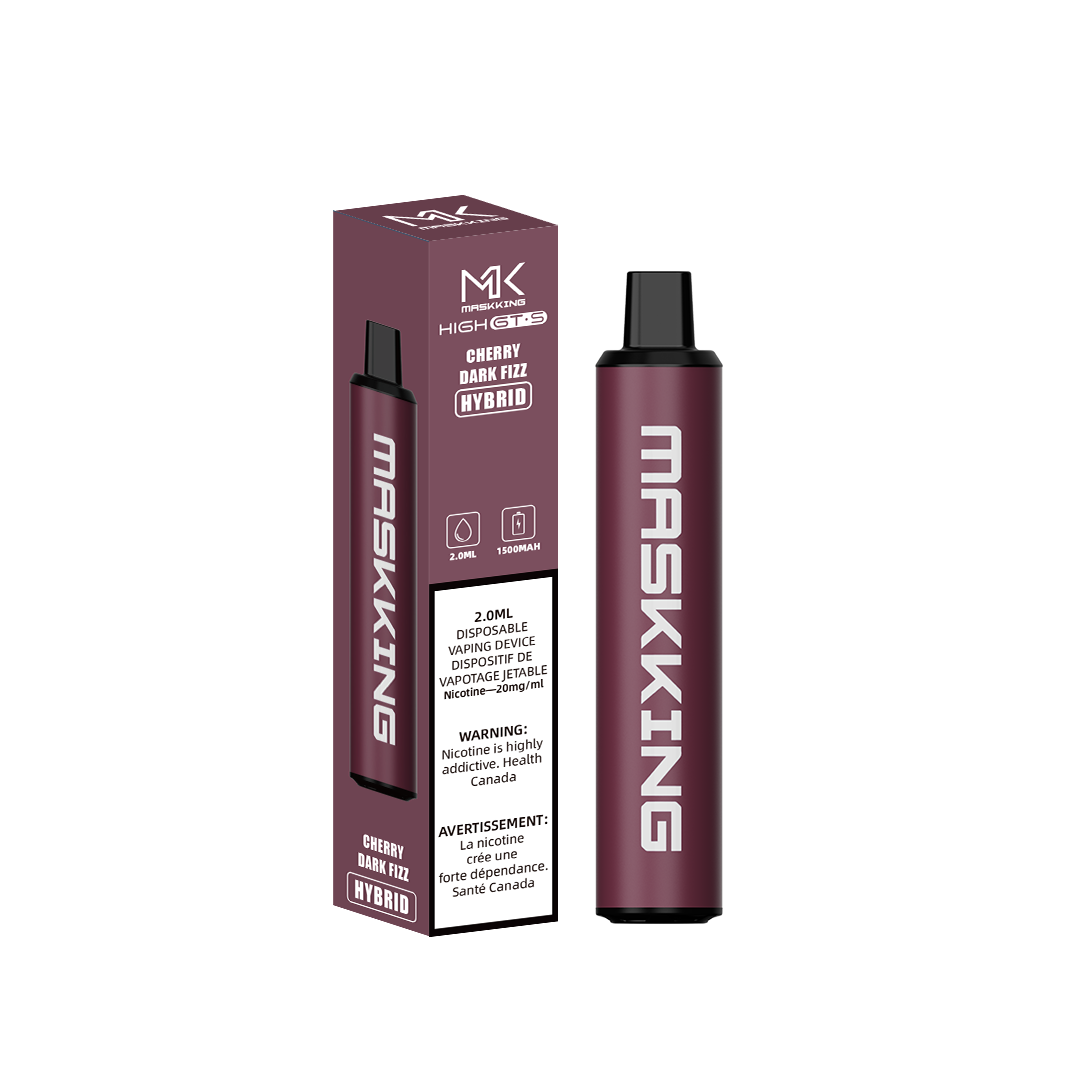 Maskking GT-S Bold Vape Disposable 3000 Puffs-Cherry dark fizz