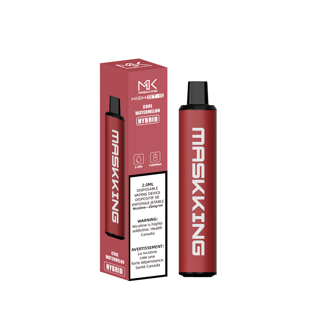 Maskking GT-S Bold Vape Disposable 3000 Puffs-Cool watermelon