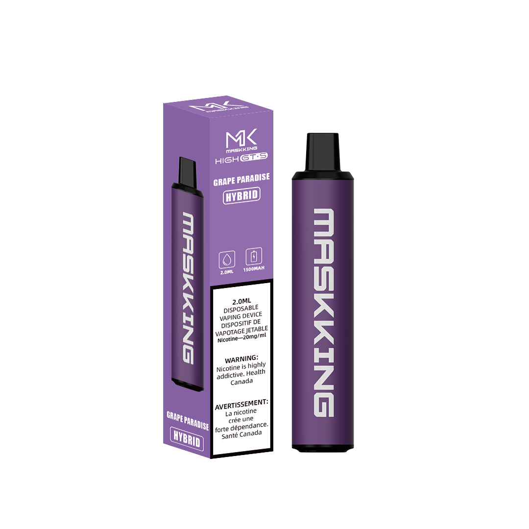 Maskking GT-S Bold Vape Disposable 3000 Puffs-Grape paradise