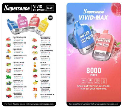 Supersense Vape Disposable 8K