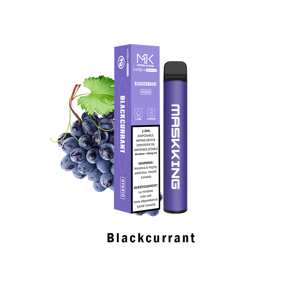 Disposable vape-1800 Puffs- Vape flavour- Blackcurrant- Maskking- vape wholesale