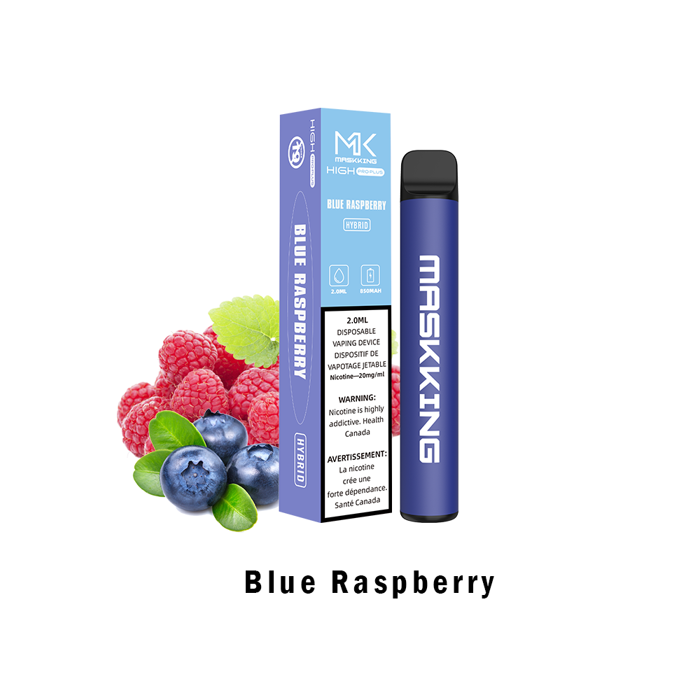 Disposable vape-1800 Puffs- Vape flavour- Blue raspberry- Maskking- vape wholesale