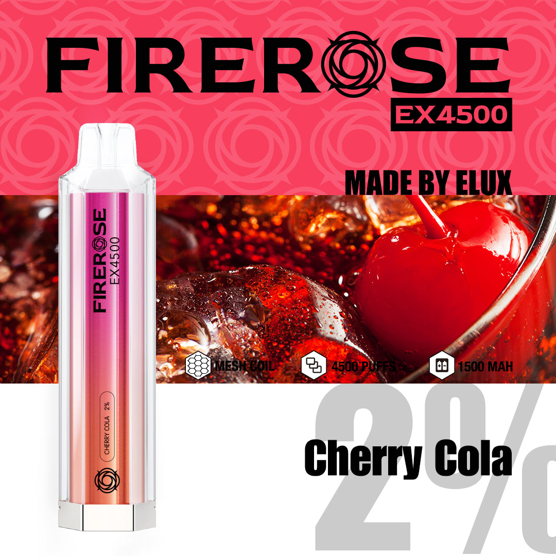 Elux Fire Rose 5000 Puffs-Cherry cola