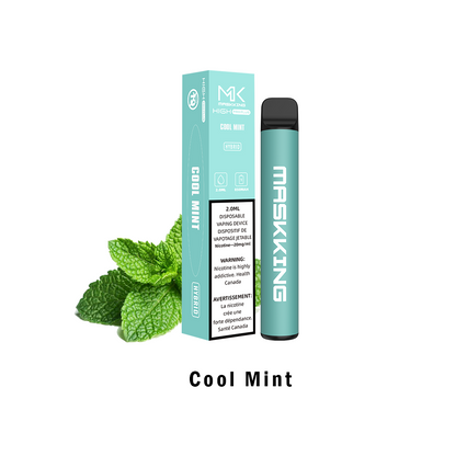 Disposable vape-1800 Puffs- Vape flavour- Cool mint- Maskking- vape wholesale