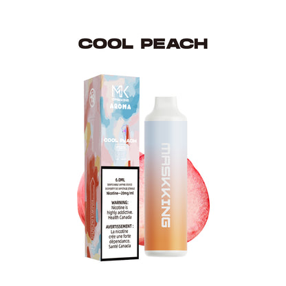 Maskking Aroma 6000 Puffs-Cool peach