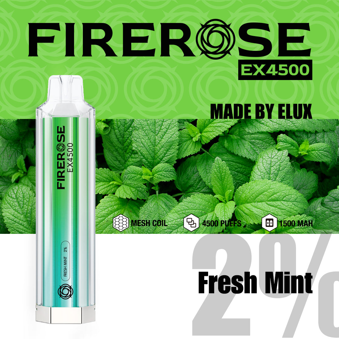 Elux Fire Rose 5000 Puffs-Fresh mint