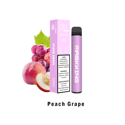 Disposable vape-1800 Puffs- Vape flavour- Peach grape- Maskking- vape wholesale