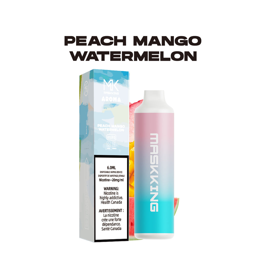 Maskking Aroma 6000 Puffs-Peach mango watermelon