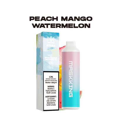 Maskking Aroma 6000 Puffs-Peach mango watermelon