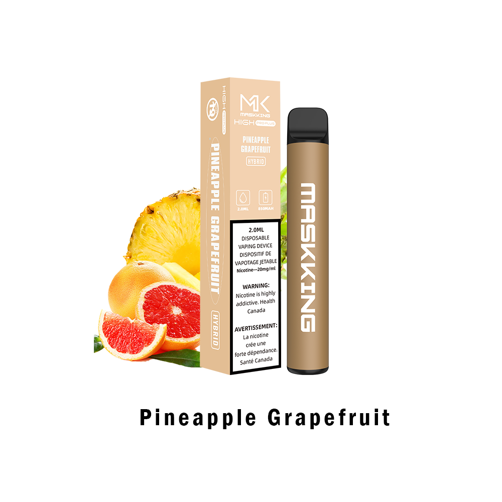 Disposable vape-1800 Puffs- Vape flavour- Pineapple grapefruit- Maskking- vape wholesale