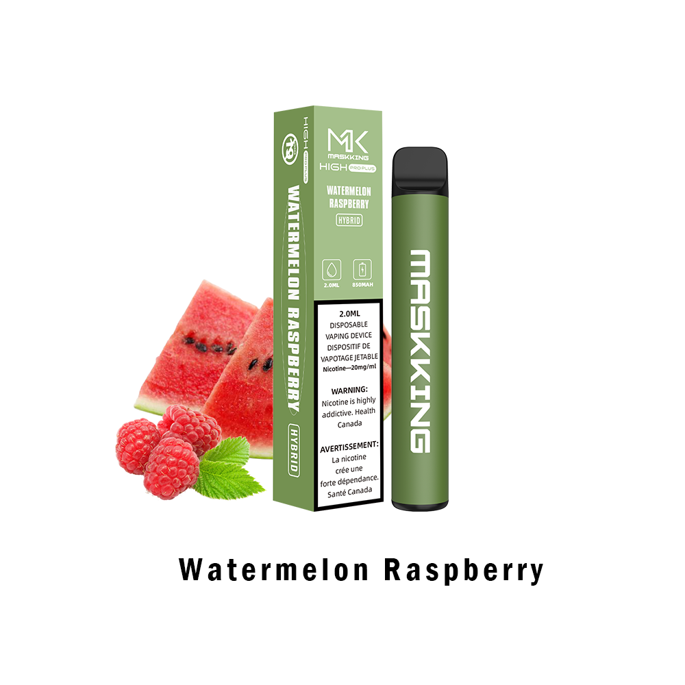 Disposable vape-1800 Puffs- Vape flavour- Watermelon raspberry- Maskking- vape wholesale